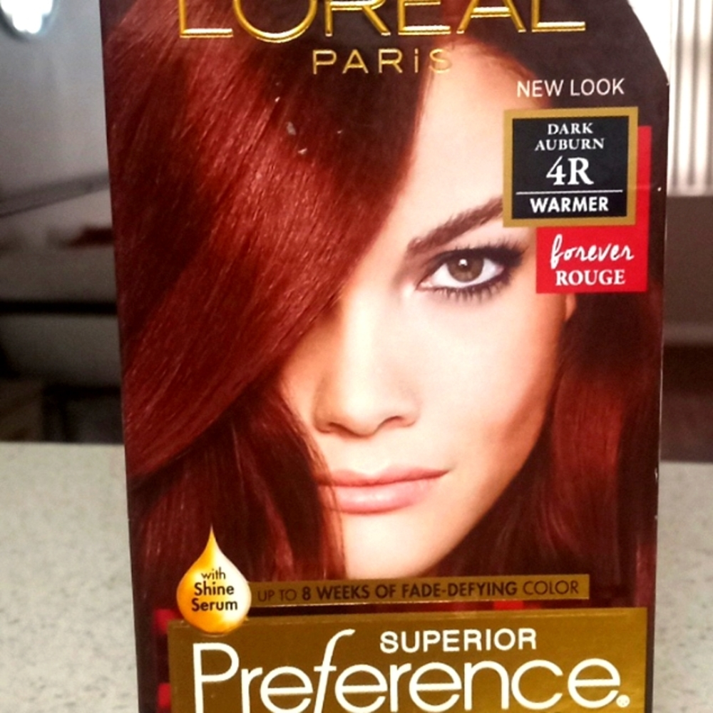 LOREAL PREFERENCE HAIR COLOR 4R Dark Auburn red New